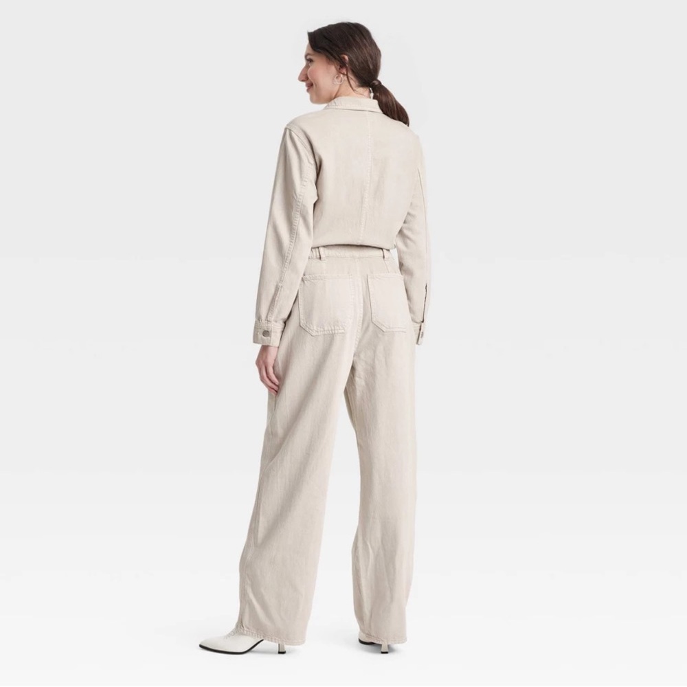 Universal Thread Cream Jumpsuit - Picture 3 of 12